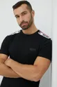 чёрный Хлопковая футболка Moschino Underwear Мужской