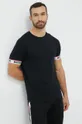 czarny Moschino Underwear t-shirt bawełniany