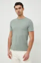 πράσινο Βαμβακερό μπλουζάκι GAP Ανδρικά