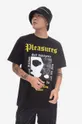 black PLEASURES cotton T-shirt Reality Men’s