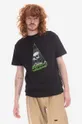 nero PLEASURES t-shirt in cotone Soundscape Uomo