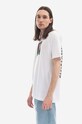 PLEASURES cotton T-shirt x Hunter S. Thompson Badge P22W053 white