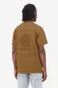 Bavlněné tričko Carhartt WIP hnědá