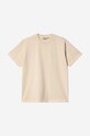 Carhartt WIP cotton T-shirt Carhartt WIP S/S Marfa T-shirt I030669 ARTICHOKE beige I030669