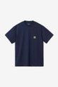 bleumarin Carhartt WIP tricou din bumbac