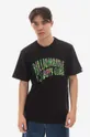 negru Billionaire Boys Club tricou din bumbac Jungle Camo Arch Logo De bărbați