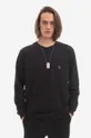 μαύρο Βαμβακερή μπλούζα με μακριά μανίκια Needles Ανδρικά