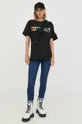Karl Lagerfeld t-shirt bawełniany 225W1780 100 % Bawełna organiczna