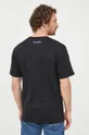 czarny Karl Lagerfeld t-shirt bawełniany 225W1789