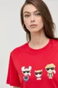 Karl Lagerfeld t-shirt bawełniany 225W1791 Unisex