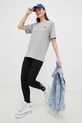 Bavlněné tričko Converse 10023876.A05 šedá SS23