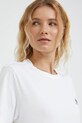 Îmbrăcăminte Converse tricou din bumbac 10023876.A01 alb