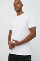 Βαμβακερό μπλουζάκι Arkk Copenhagen λευκό