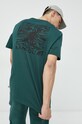 Kangol tricou din bumbac turcoaz KAF22UTS218