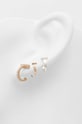 Сережки AllSaints 3 шт серебрянный 434703MUL119