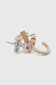AllSaints kolczyki 3-pack 434703MUL119 srebrny AW23