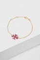 Επιχρυσωμένο βραχιόλι Tory Burch χρυσαφί 149734.650