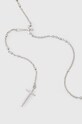 Срібне кольє AllSaints 448094SLV041 срібний AW23