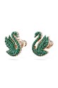Аксесуари Сережки Swarovski 5650063 ICONIC SWAN 5650063 зелений