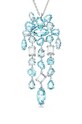 Swarovski naszyjnik GEMA kryształ Swarovskiego niebieski 5666014