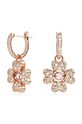 Náušnice Swarovski IDYLLIA 5674212 Swarovski krištáľ ružová 5674212