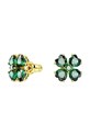 Сережки Swarovski IDYLLIA 5666236 зелений AW23