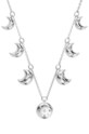 Akcesoria Swarovski naszyjnik LUNA 5666178 srebrny