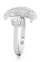 Кольцо Swarovski LUNA 5677139 серебрянный AW23