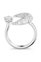 Swarovski inel LUNA argintiu 5666176