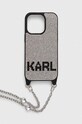 Karl Lagerfeld etui na telefon Iphone 14 pro na telefon srebrny 236W3899
