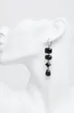 Σκουλαρίκια DKNY μαύρο