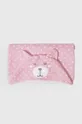 розовый Хлопковое полотенце для младенцев United Colors of Benetton Для девочек