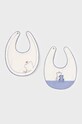 Mayoral Newborn śliniak niemowlęcy 2-pack 9331.2B.Newborn.9BYX granatowy AW23