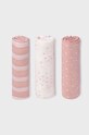 Mayoral Newborn pieluszka niemowlęca 3-pack Produkt niemowlęcy różowy 19323.1Q.Newborn.9BYX