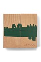 Fiú Liewood fából készült puzzle LW18038 többszínű