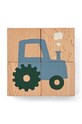 Liewood fából készült puzzle LW18039 többszínű