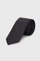чёрный Шелковый галстук HUGO Мужской