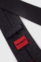 HUGO krawat jedwabny 50494277 czarny SS24
