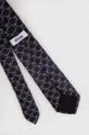Hodvábna kravata Moschino tmavomodrá