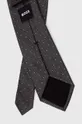 Hodvábna kravata BOSS sivá