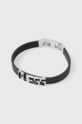 Δερμάτινο βραχιόλι Guess ασημί JUMB03.207JW