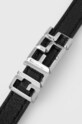 Δερμάτινο βραχιόλι Guess JUMB03.207JW ασημί AW23