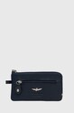 Шкіряний чохол для ключів Aeronautica Militare Gift Box темно-синій AM107