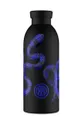 μαύρο Θερμικό μπουκάλι 24bottles Clima Bottle Biscione Blu 500 ml Unisex