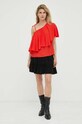 Blúzka Bruuns Bazaar BBW3409 červená AW23