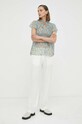 Блузка Samsoe Samsoe F23200134 блакитний AW23