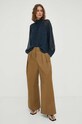 Samsoe Samsoe bluzka F23200201 granatowy AW23