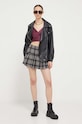 Abercrombie & Fitch top KI140.3444.566 fioletowy AW23