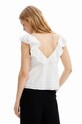 Îmbrăcăminte Desigual bluza 23WWBWX3 alb
