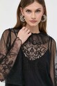 Twinset bluzka czarny 232TP2103